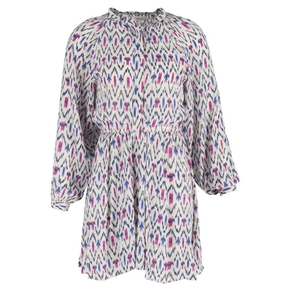 Isabel Marant Étoile Amandine Printed Mini Dress In Multicolor Viscose